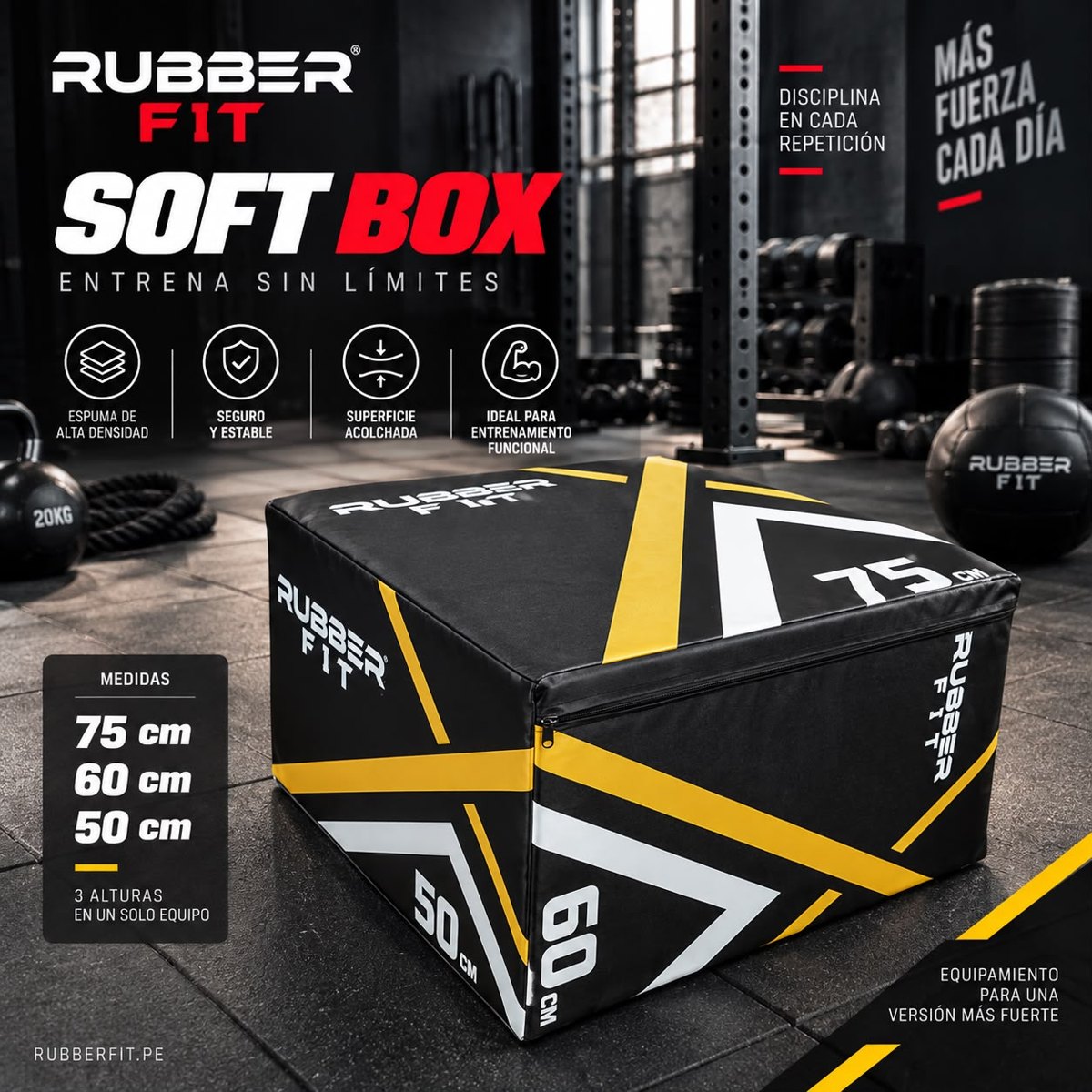 Cajón de Saltos Soft 3 en 1