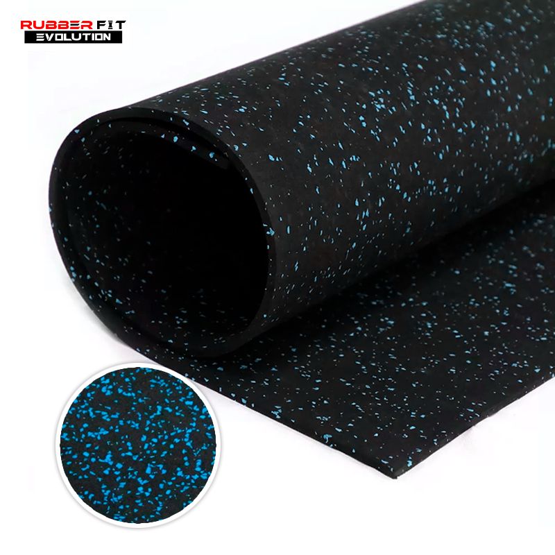 Rollos de caucho de 4MM - Pisos para gimnasios - RUBBER FIT Peru